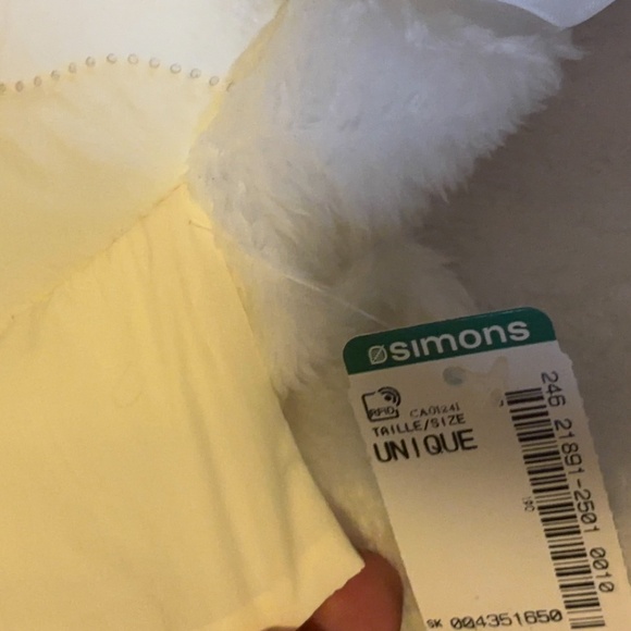 Grip & Co (sold by Simons) oversized white wavy topstitching quilted coat NWT - Picture 11 of 13